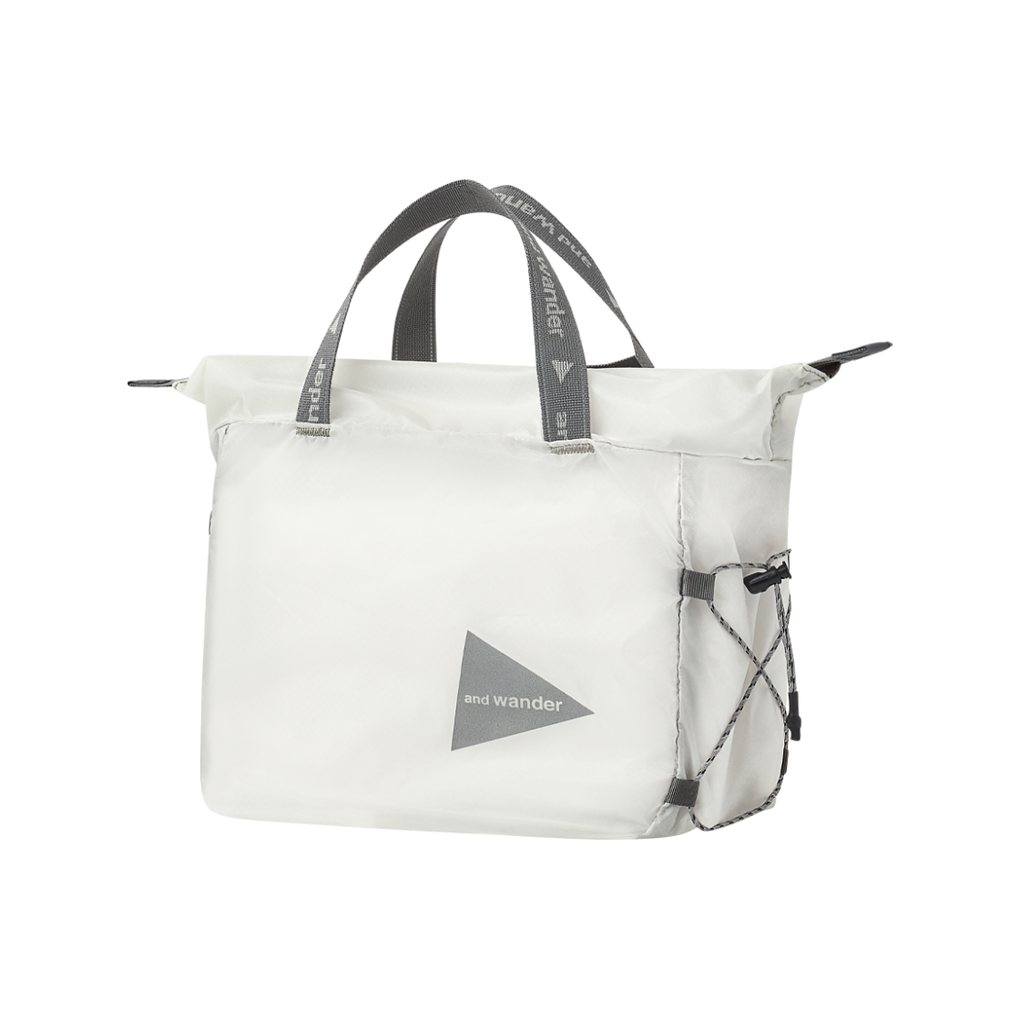 앤드 원더 136 실 미니 토트 백 화이트 - 26FW(And Wander 136 Sil Mini Tote Bag White - 26FW) - 2
