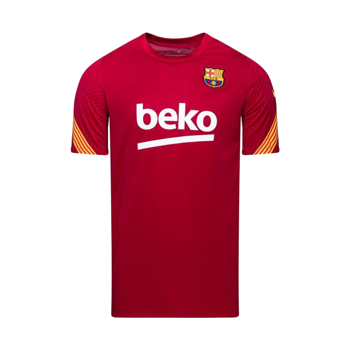CD5999-621 Nike FC Barcelona 2020/21 Breathe Strike Top Noble Red Amarillo (CD5999-621) (Non Marking Ver.)