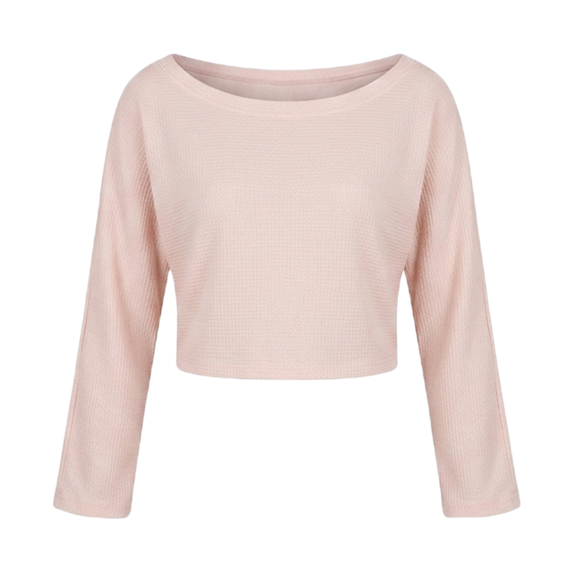 CLWT8096 cielcoco Loose-fit Boat Neck T-shirt Pink