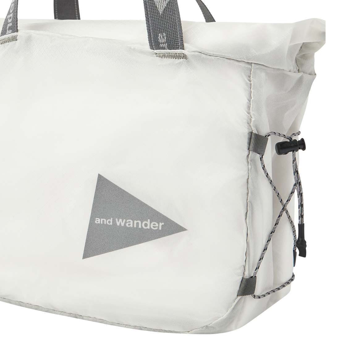 앤드 원더 136 실 미니 토트 백 화이트 - 26FW(And Wander 136 Sil Mini Tote Bag White - 26FW) - 5