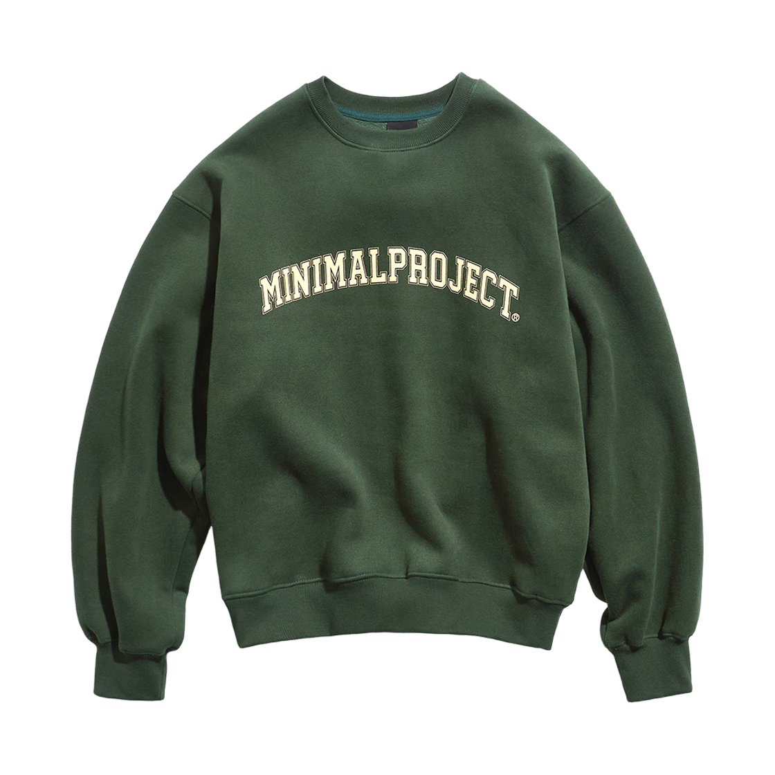 MMT132-NGR MINIMALPROJECT Cozy Heavyweight Peachskin Brushed Relaxed Fit Sweatshirt Mmt132-N Green