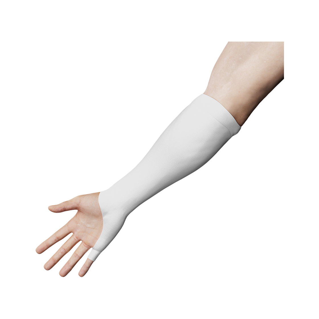 펄사 eS e스포츠 게이밍 팔토시 Open Palm Long 화이트색상 L 사이즈(PULSAR eS ARM SLEEVE Open Palm Long L White) - 3