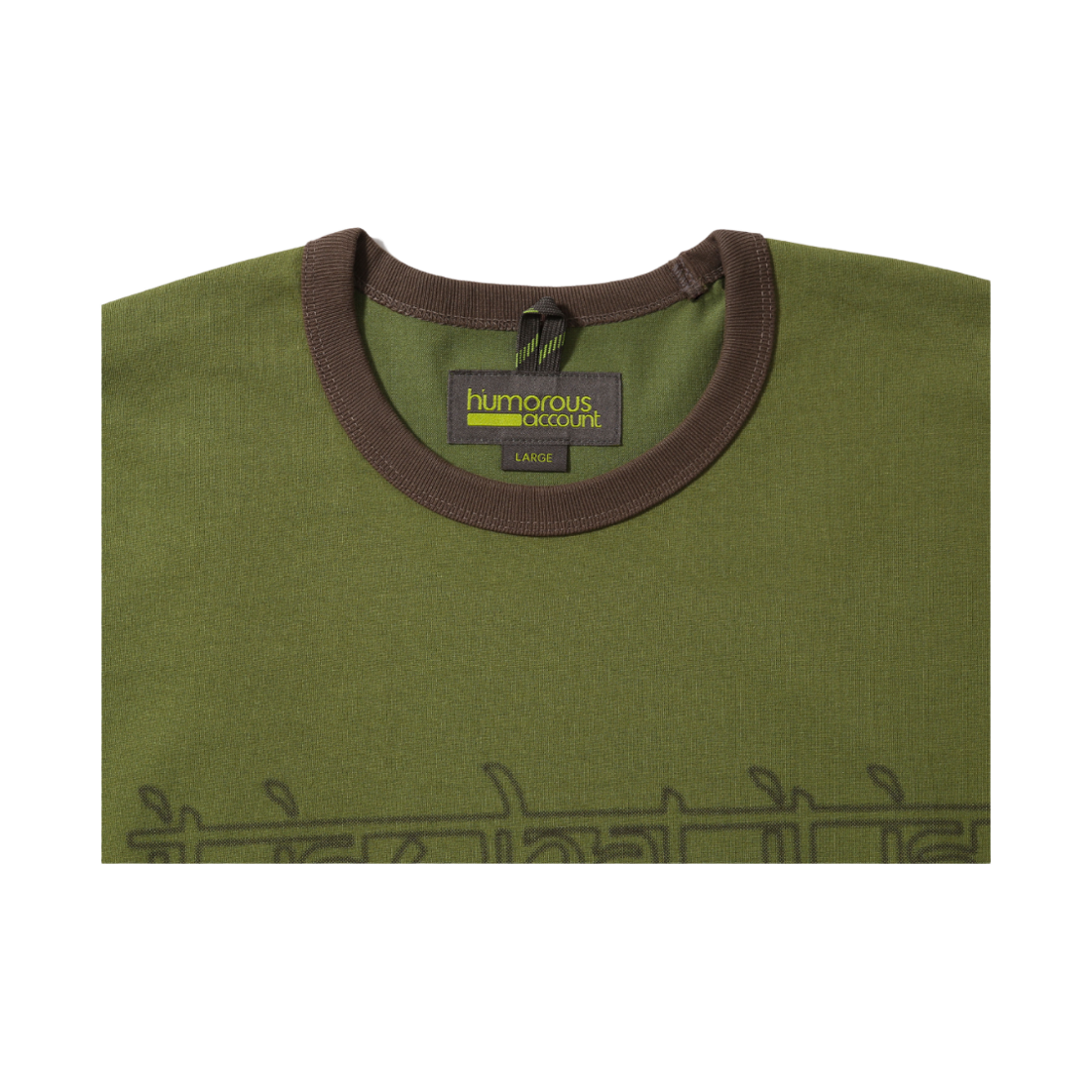 휴머러스 어카운트 Iwi 롱슬리브 티 머스타드 그린(humorous account Iwi L/S Tee Mustard Green) - 3