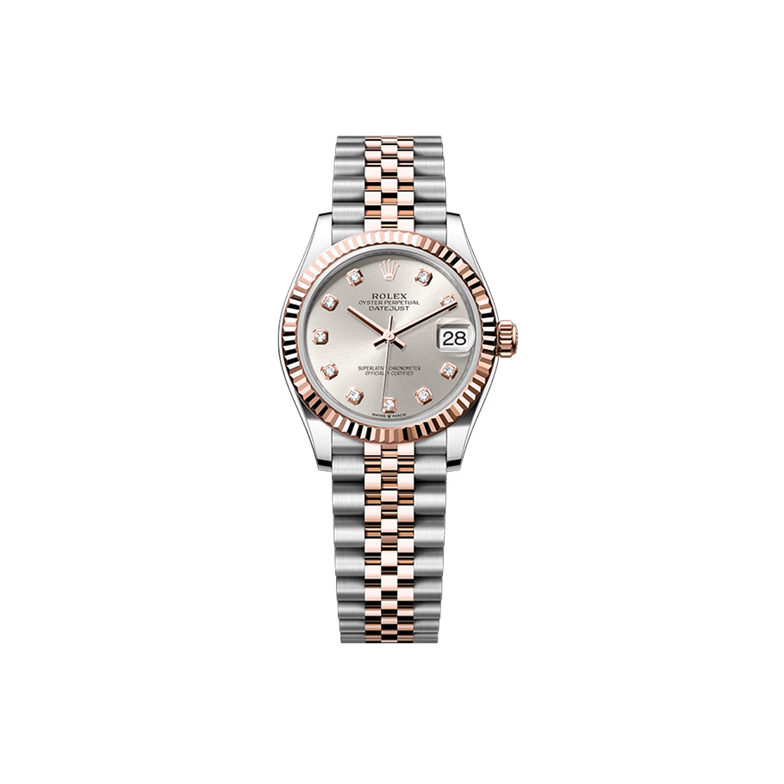 ITCW94QO49R5 Rolex Datejust Silver 10P Jubilee