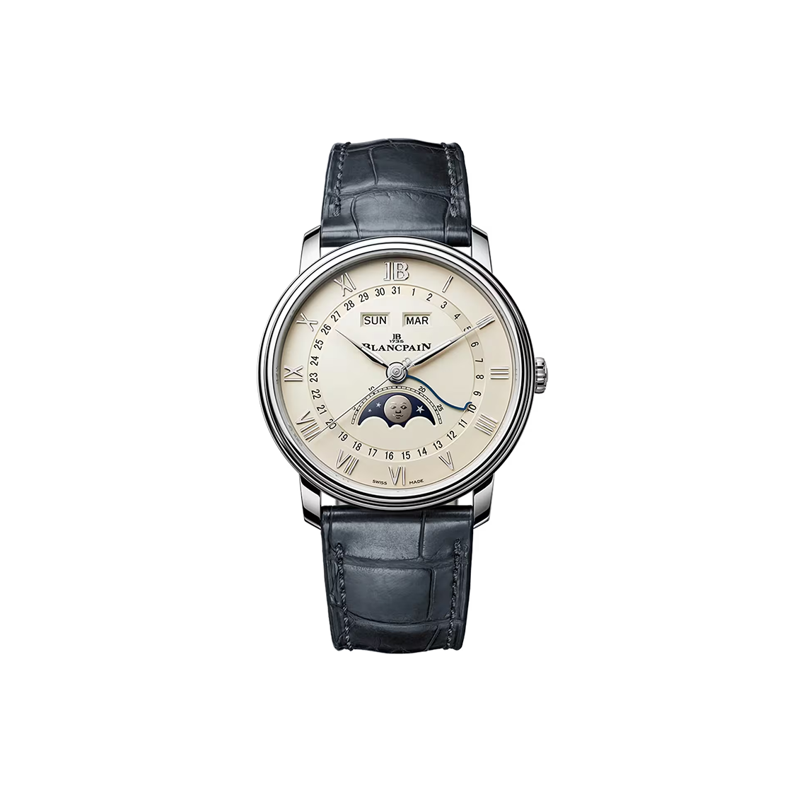 ITFTO6QRIBBE Blancpain Villeret Quantieme Complete Moonphase Opaline Roma  No. 8481