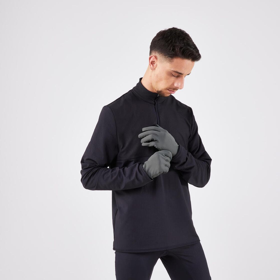 데카트론 러닝 터치스크린 장갑 웜 플러스 V2 어반 그린(Decathlon Running Touchscreen Gloves Warm+ V2 Urban Green) - 7