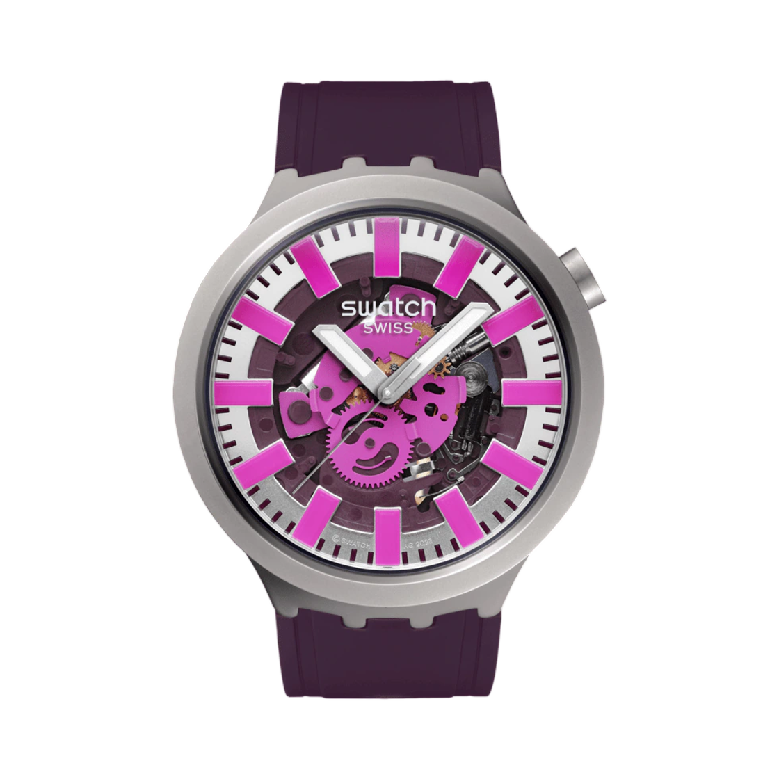 SB07S120 Swatch Audacious Acai Dark Purple