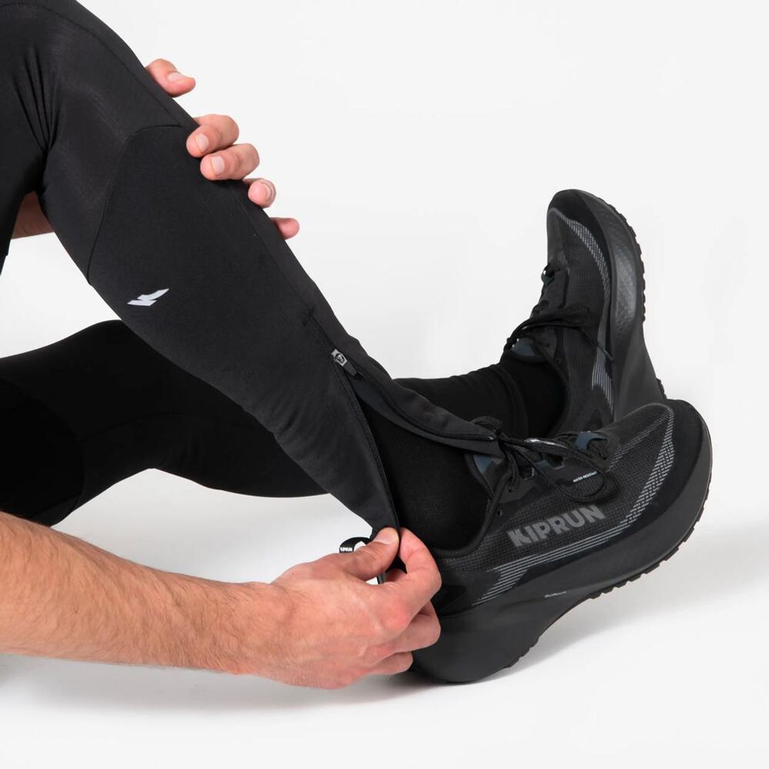 데카트론 남성 러닝 타이츠 런 웜 500 스모크 블랙(Decathlon Men's Running Tights Run Warm 500 Smoke Black) - 8
