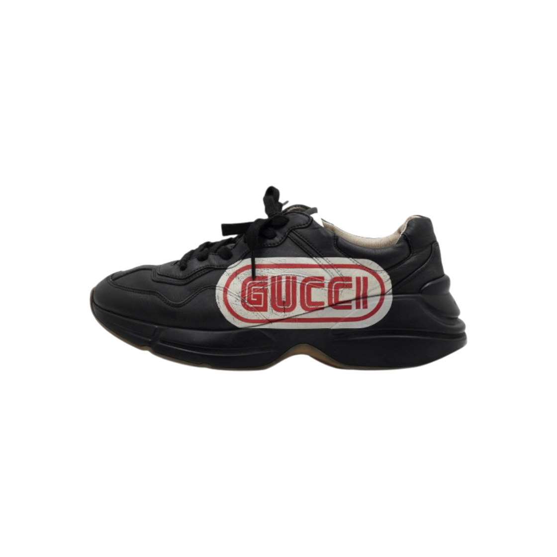 ITAFB827ETCQ Gucci Rhyton MS1 Black Sneakers