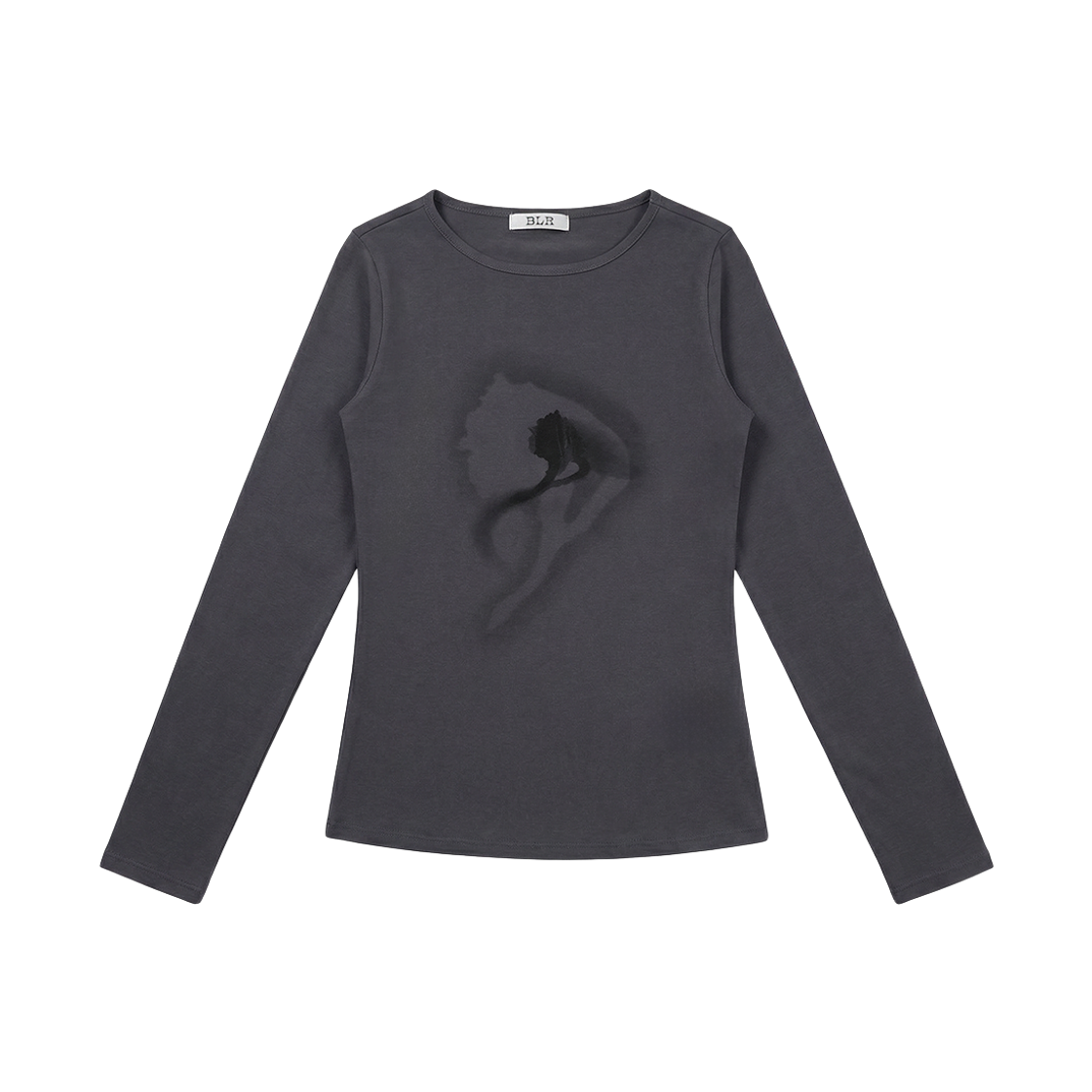 비엘알 트레이스드 플라워 롱슬리브 그레이(BLR Traced Flower Long Sleeve Grey) - 1