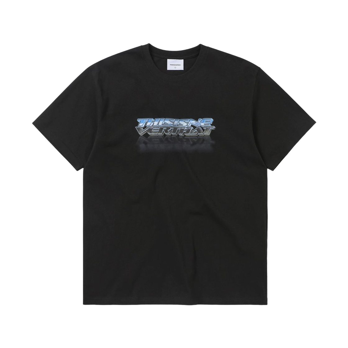 TN241TTSST03BLK thisisneverthat Metallic Logo T-Shirt Black