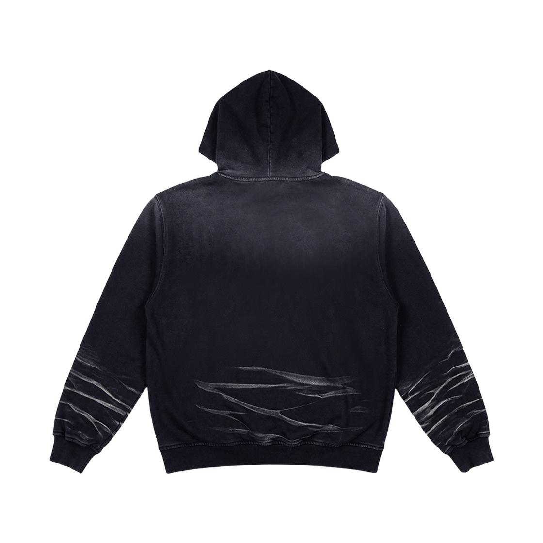 비엘알 페이디드 레이어 후디 집업 자켓 블랙(BLR Faded Layer Hoodie Zip-Up Jacket Black) - 2