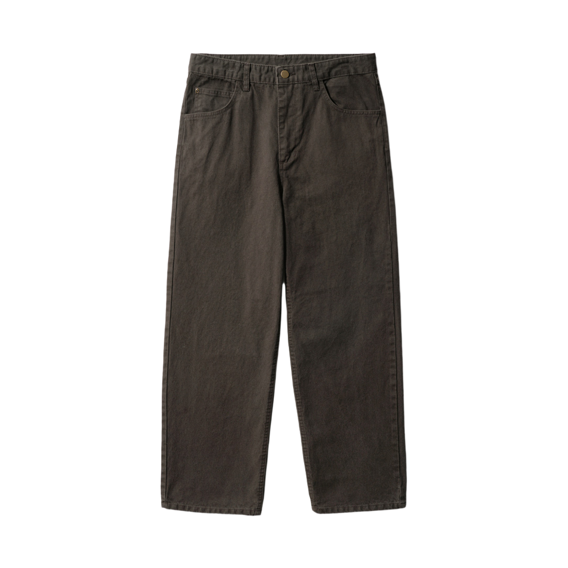 KJLP1549_brown_29 FP142 Easy Broken Twill Pants Brown KJLP1549