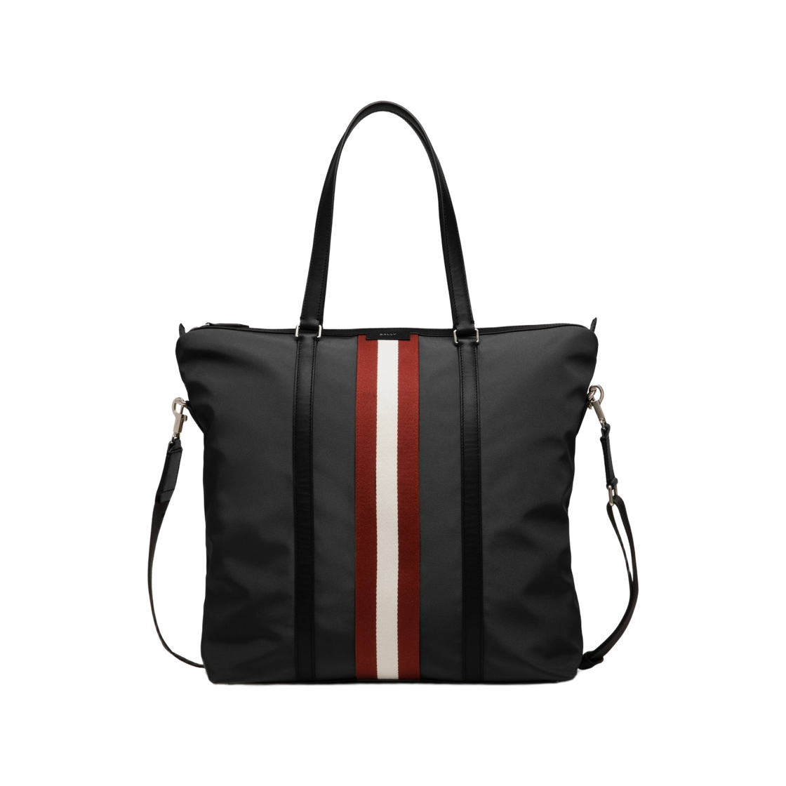 6310363 Bally Code Tote Bag in Nylon Black
