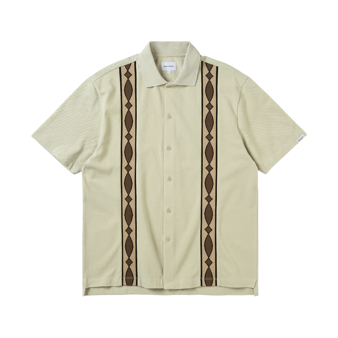 TN221TTOSP03IV thisisneverthat Button Up Short Sleeve Polo Ivory
