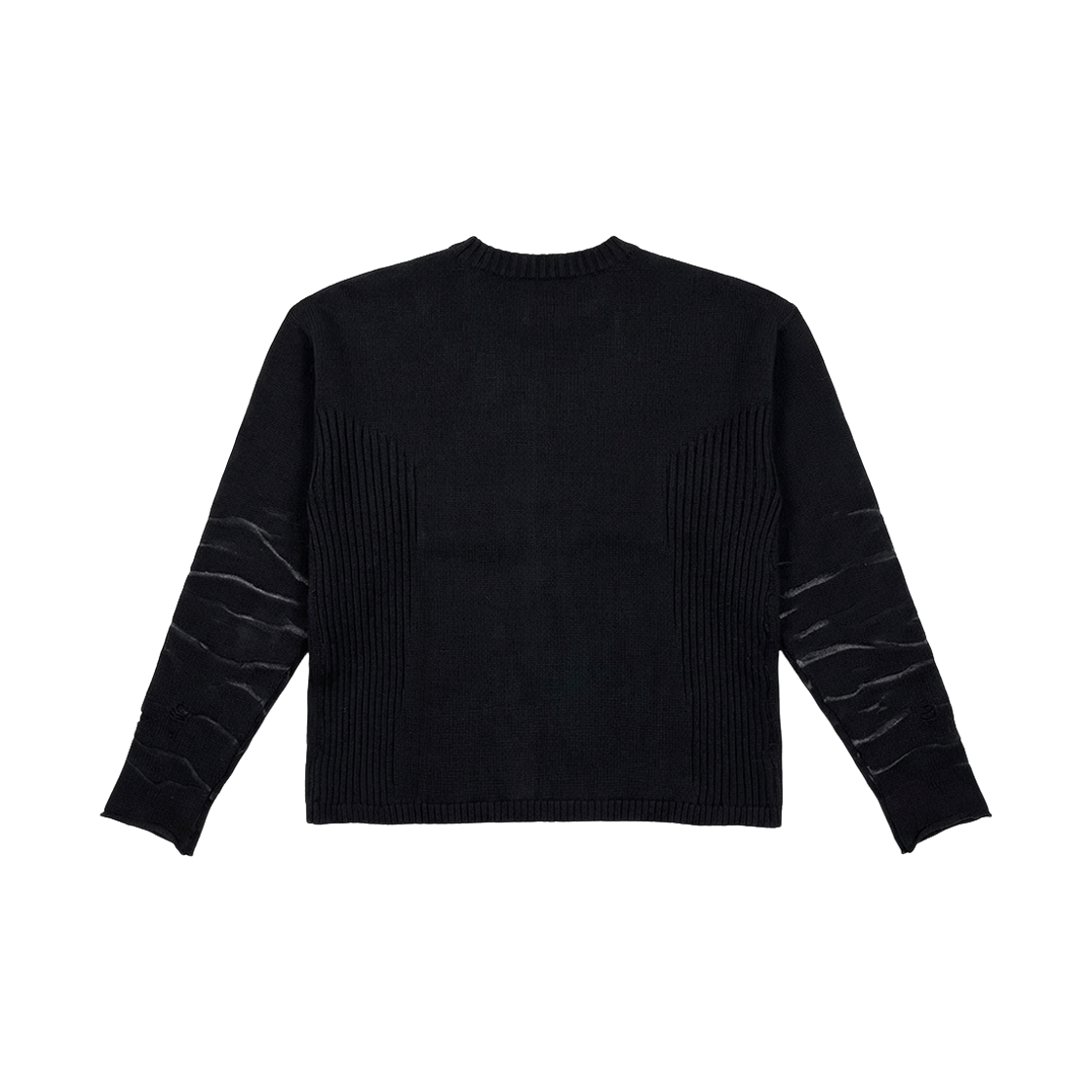 비엘알 페이디드 빈티지 니트 스웨터 블랙(BLR Faded Vintage Knit Sweater Black) - 2