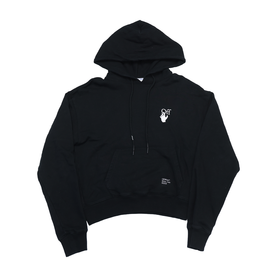 ITKBJ6DFPI8F Off-White Degraded Arrow Slim Hoodie Black