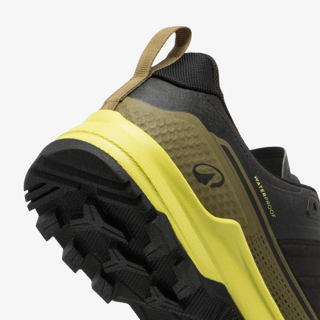 데카트론 남성 경량 방수 로우컷 하이킹화 MH500 라이트 WP 페일 아니스 그린(Decathlon Men's Lightweight Waterproof Low-Cut Hiking Shoes MH500 Light WP Pale Anise Green) - 5