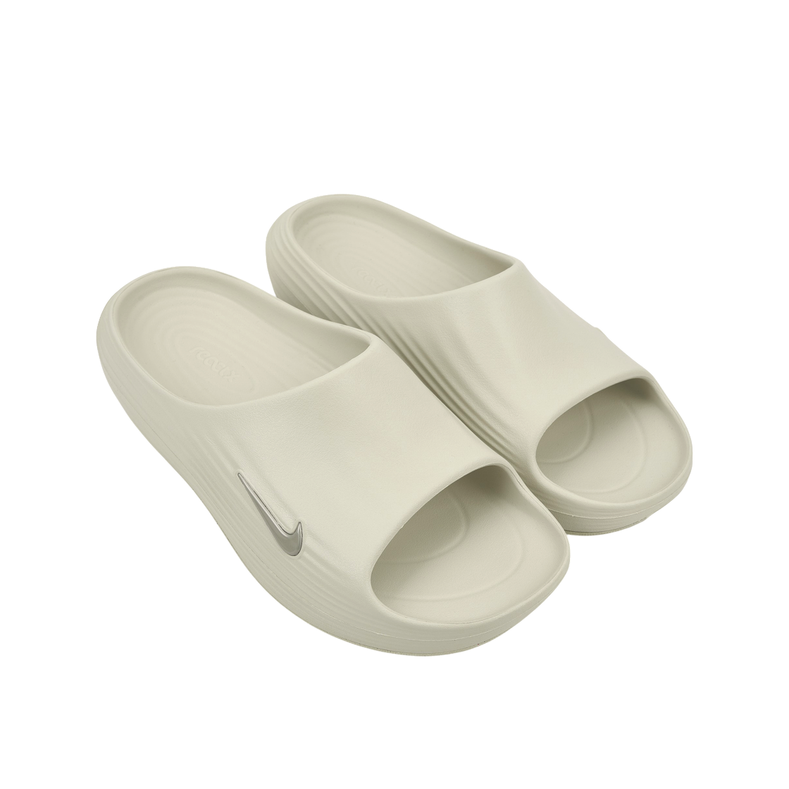(W) 나이키 리액트X 리주버네이트 슬라이드 씨 글래스 라이트 오어우드 브라운((W) Nike ReactX Rejuven8 Slide Sea Glass Light Orewood Brown) - 4