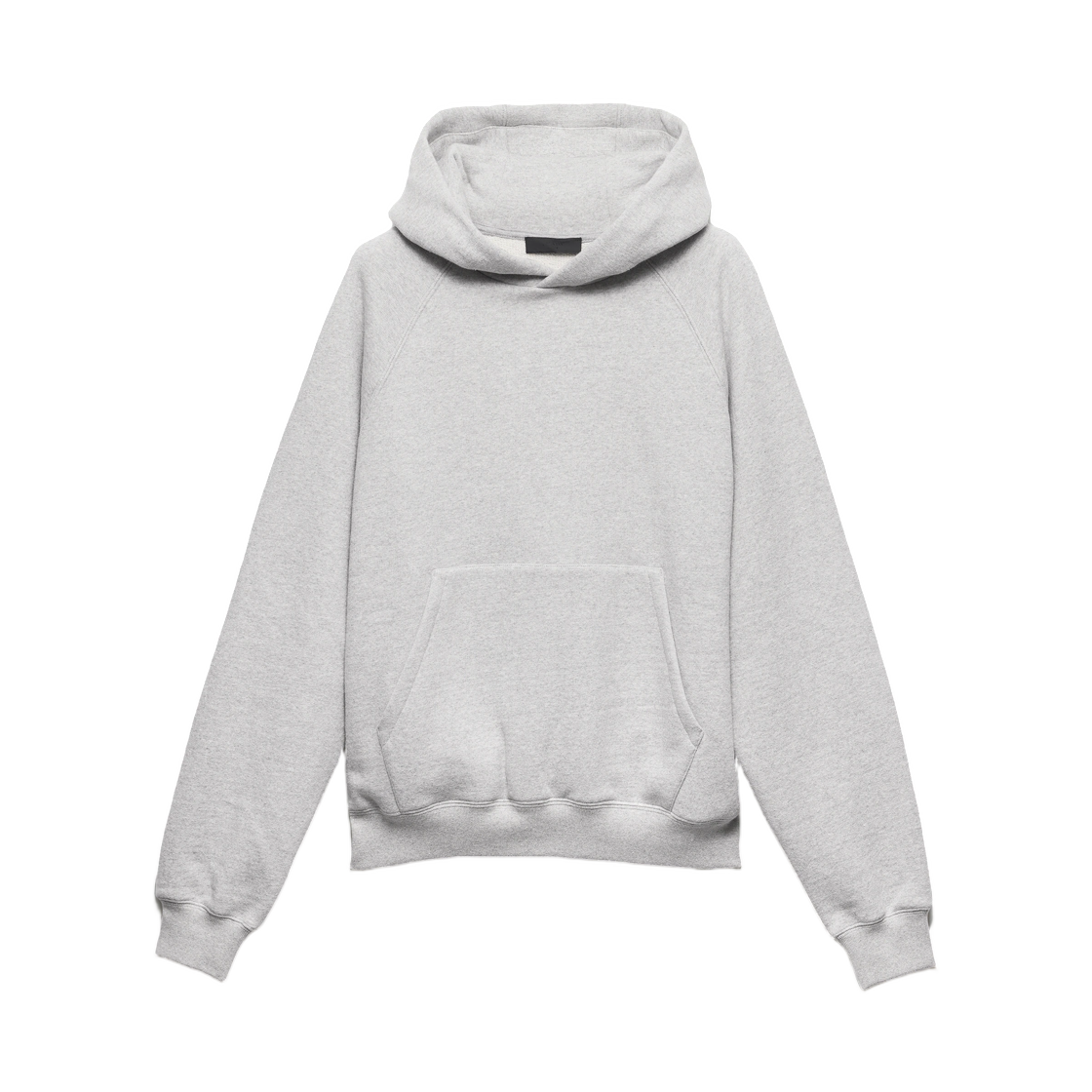 UJL58D-6434-F0684 Prada Cotton Fleece Hoodie Grey