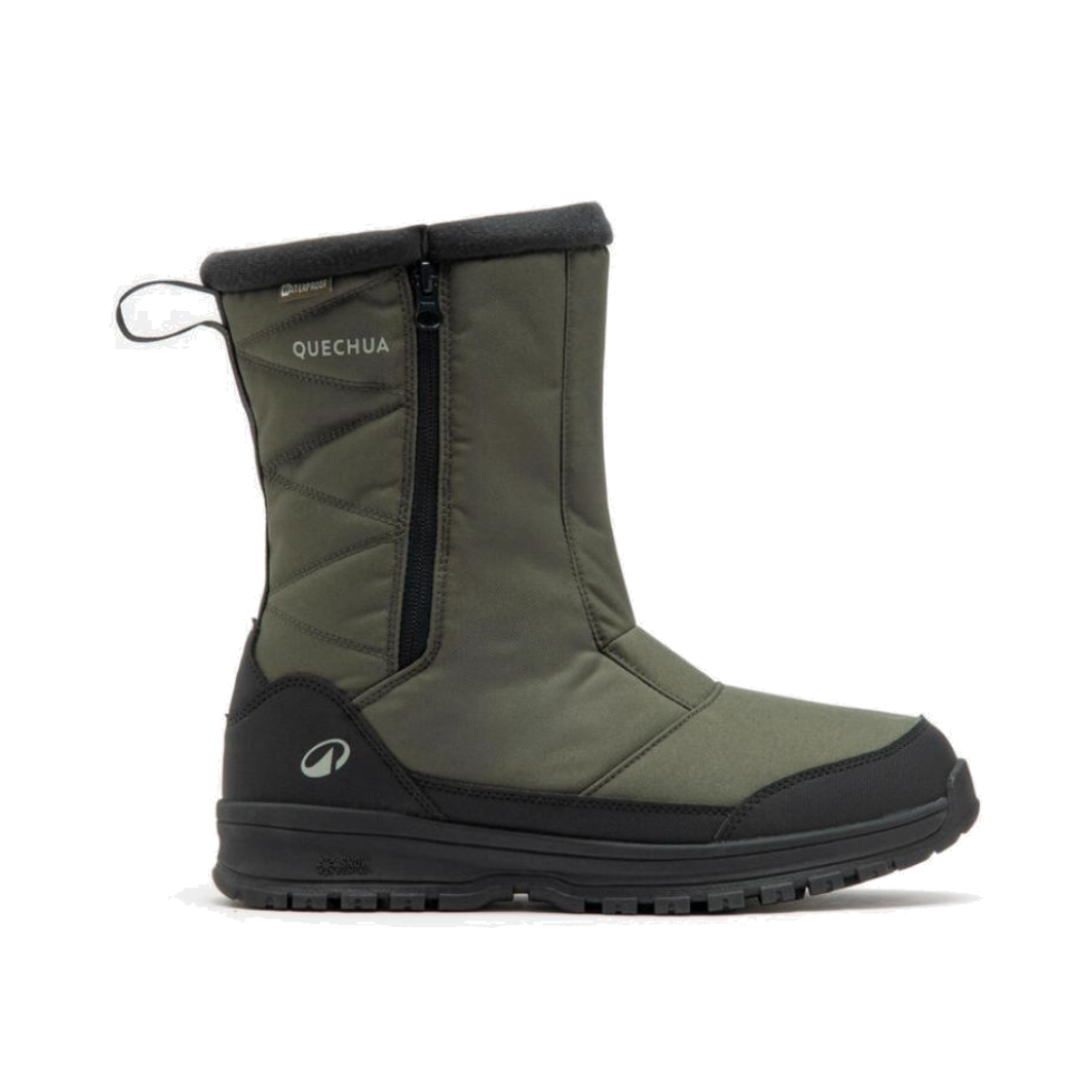 데카트론 남성 하이킹 방한방수 장목 지퍼 부츠 NH100 WP 애쉬 카키 브라운(Decathlon Men's Winter Waterproof High Zip Hiking Boots NH100 WP Ash Khaki Brown)