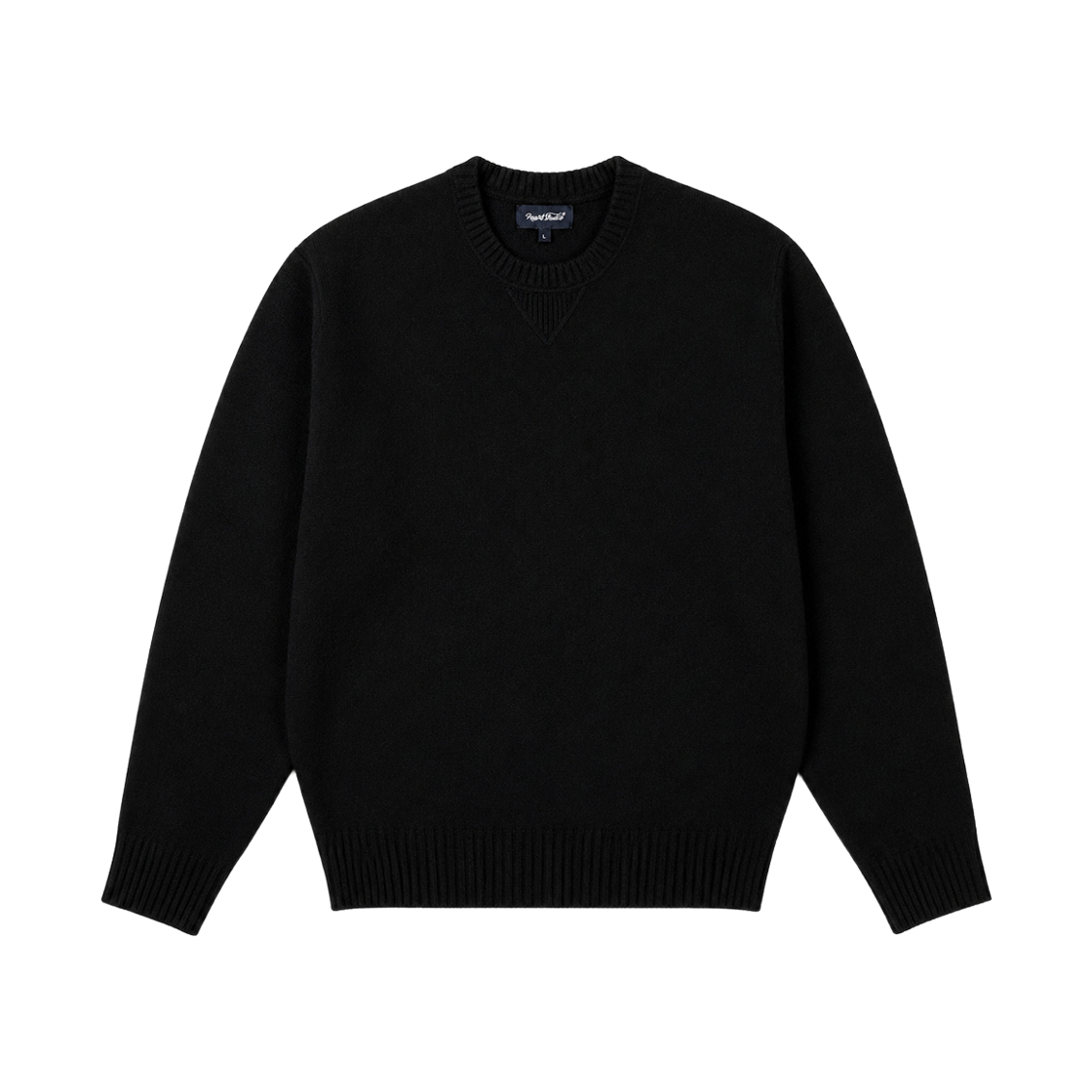 Clothes18 NUART STUDIO Arbo Odoramp Round Neck Knit Black