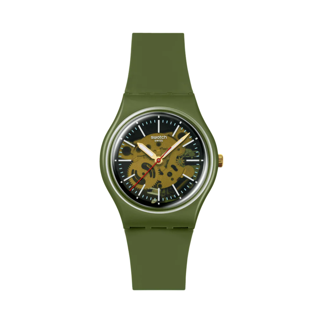 SO28G110 Swatch Thru The Greenery Khaki Green