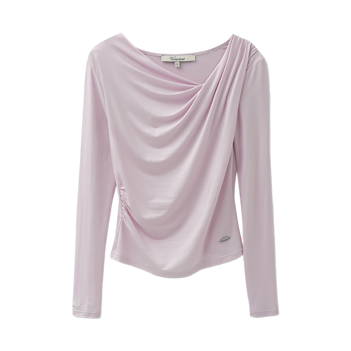 VV61TS10PK VIVACIOUS Dalli Drape Tee Pink