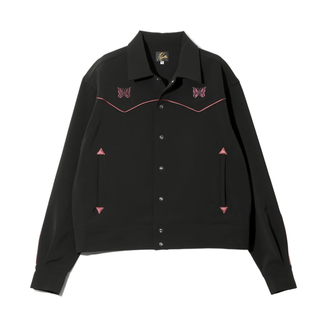 TY258C Needles Piping Cowboy Jacket Poly Double Cloth Black