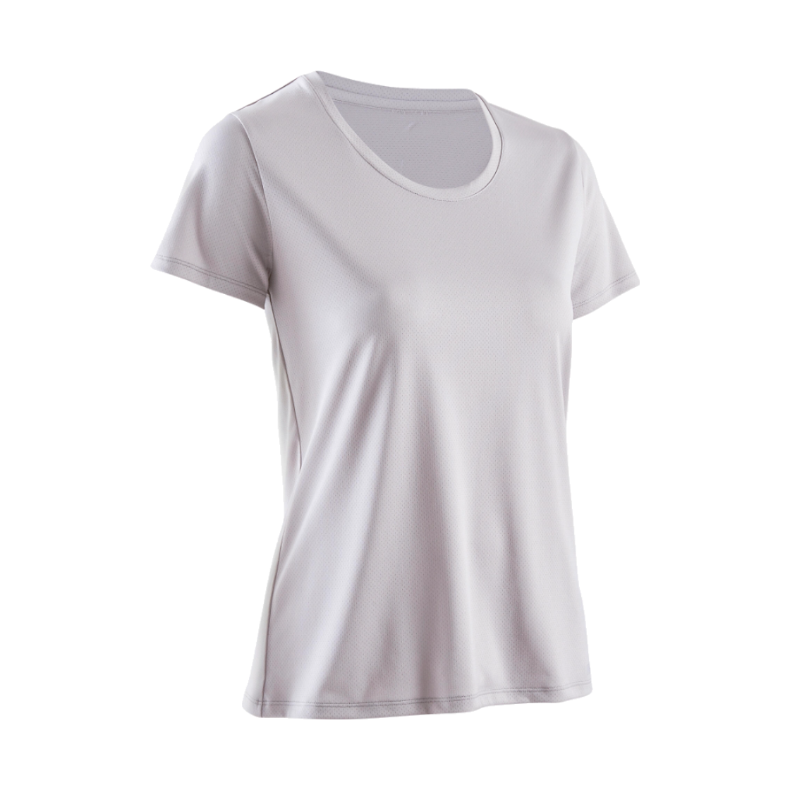 데카트론 여성 러닝 반팔 티 런 드라이 100 플린트 그레이(Decathlon Women's Running Short Sleeve T-Shirt Run Dry 100 Flint Grey)
