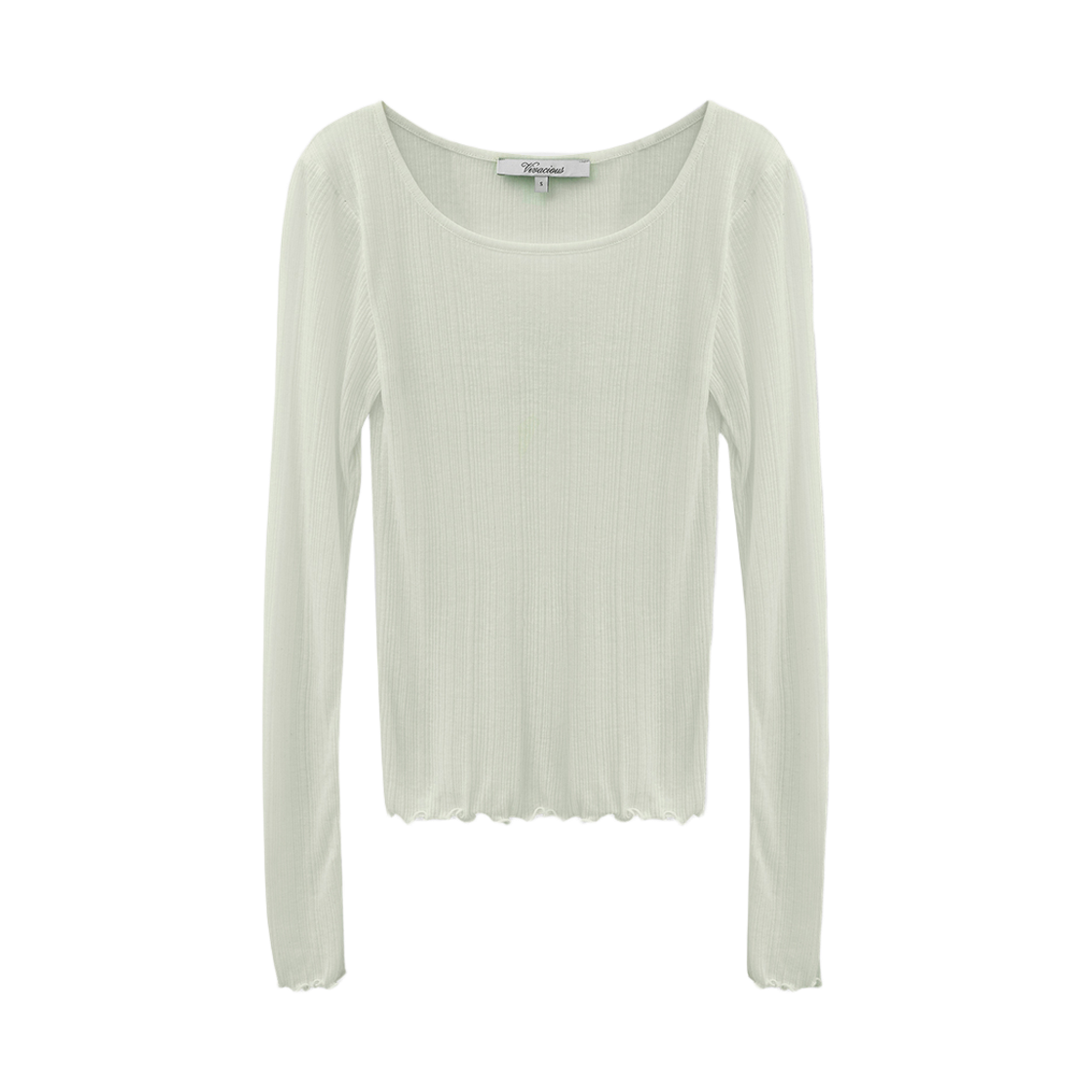 VV62TS05MT VIVACIOUS Merrow See-through Golji Tee MINT