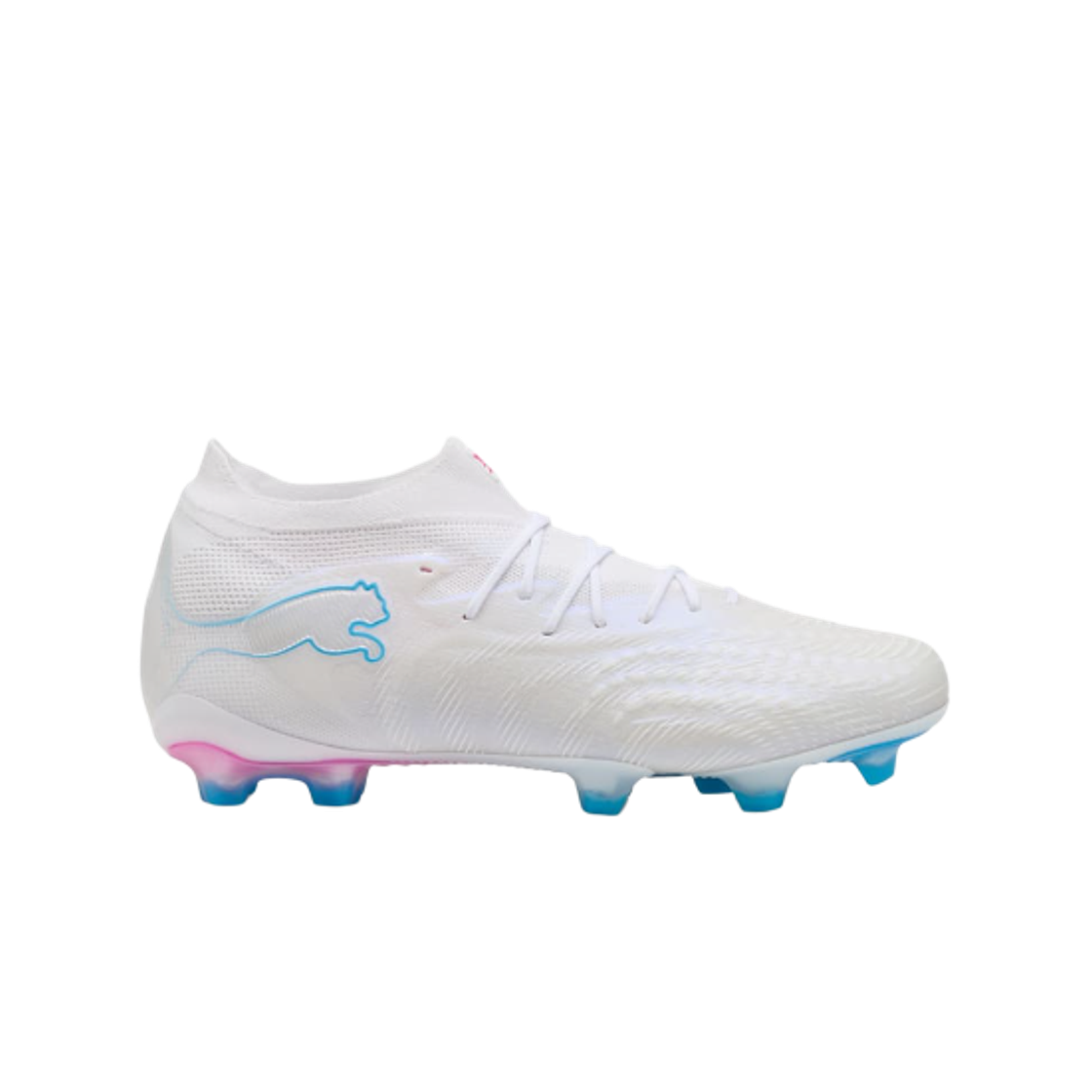 109374-01 Puma Future 9 Ultimate White FG White Luminous Blue