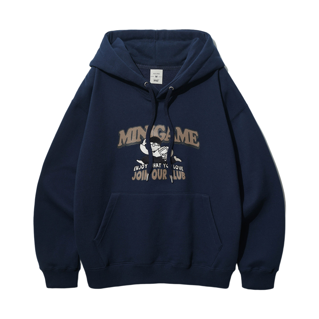 YKHD1336_navy_29 FP142 Hobbyclub minigame hood t-shirt navy YKHD1336