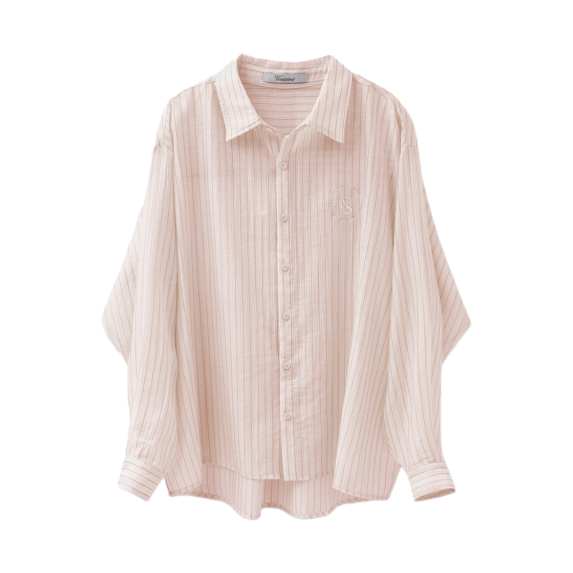 VV61SH08PK VIVACIOUS Aile Stripe Shirt PINK