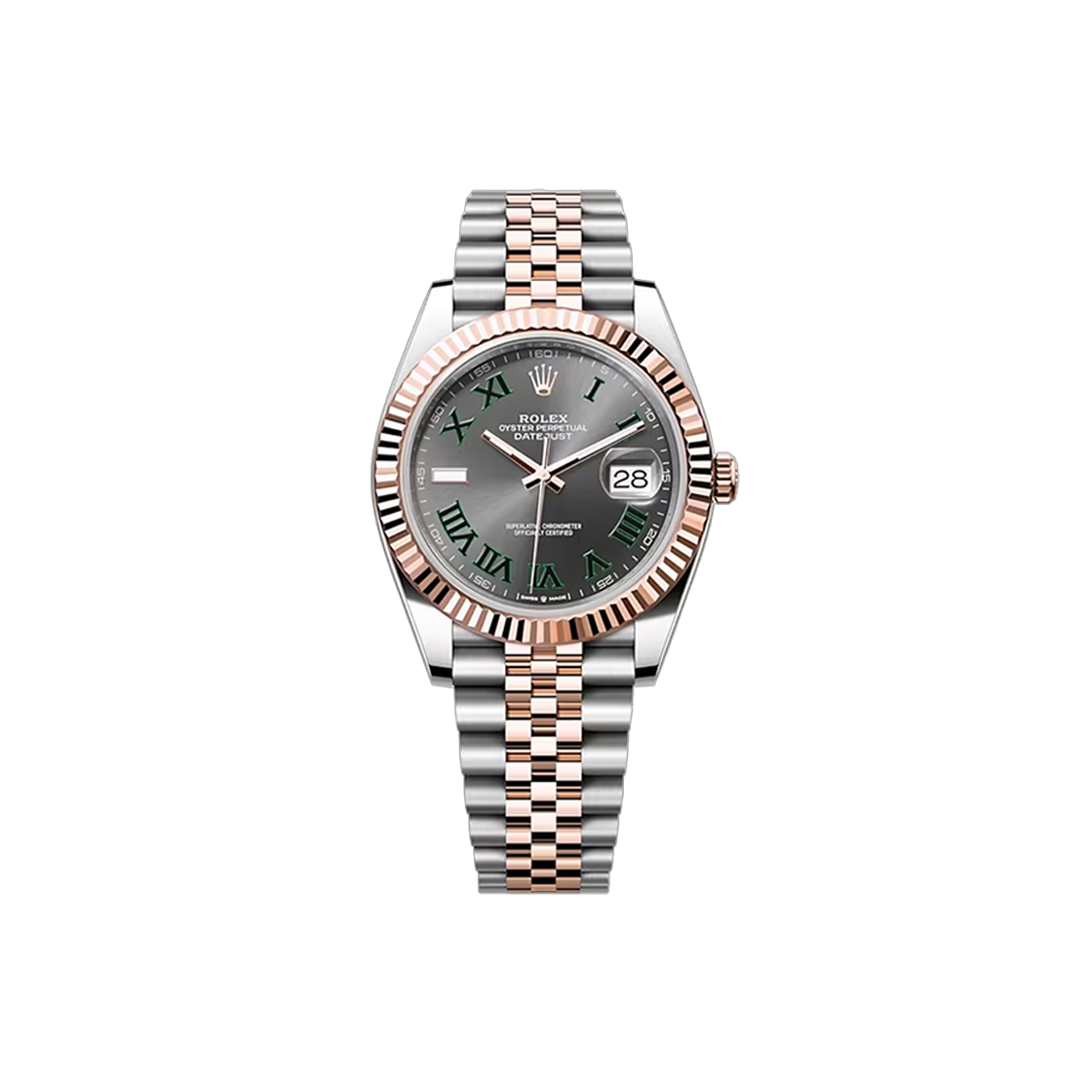 ITMO3B7VP2QW Rolex Datejust Slate Roman Jubilee