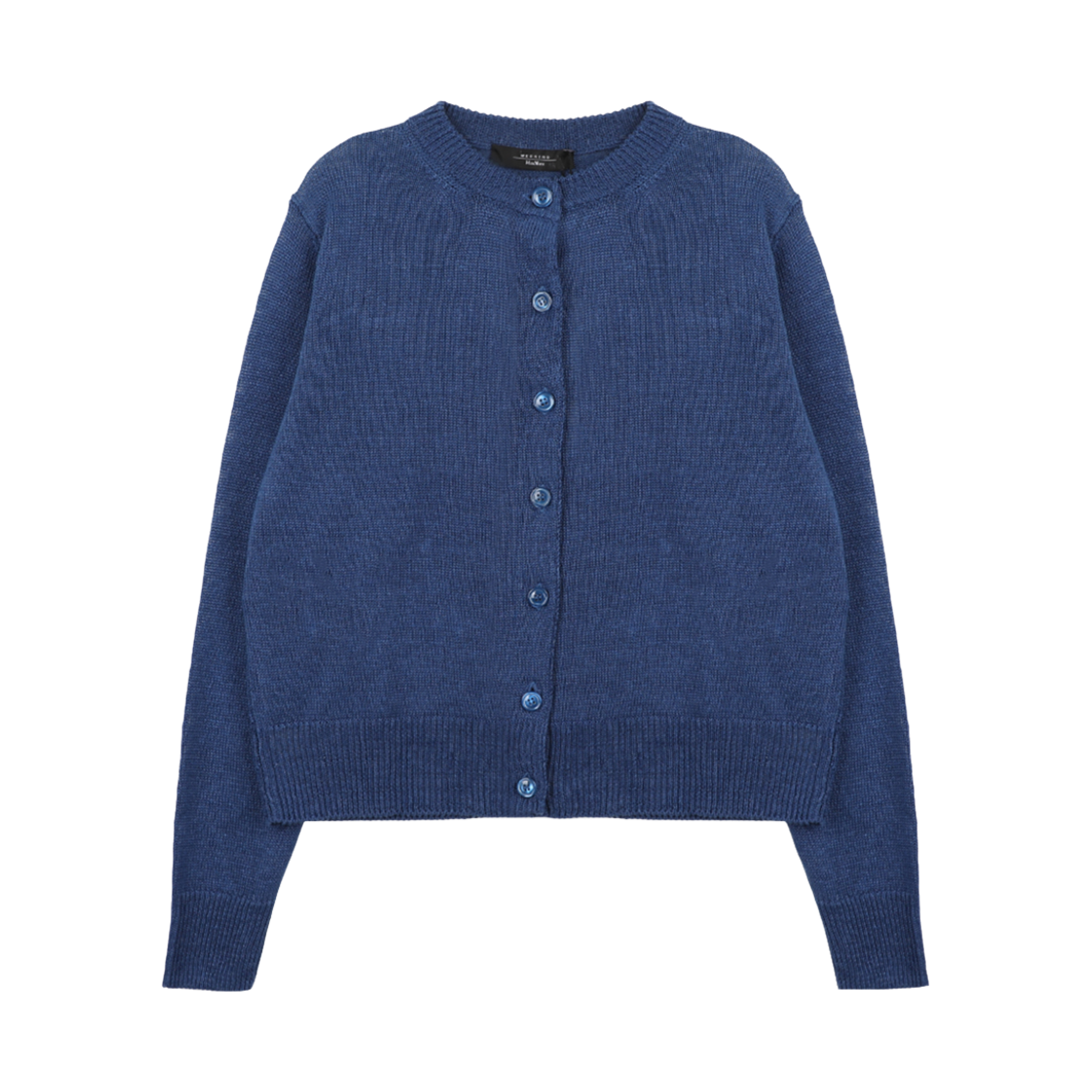 BADIA-007 (W) Weekend Max Mara Badia Linen Cardigan Ocean