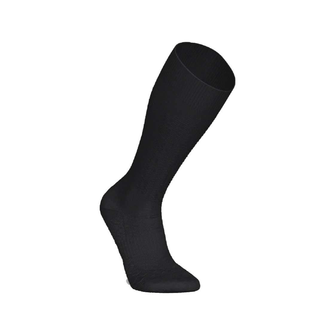 8664321 Decathlon Merino Wool Running High Socks 1 Pair Run 900 Smoke Black