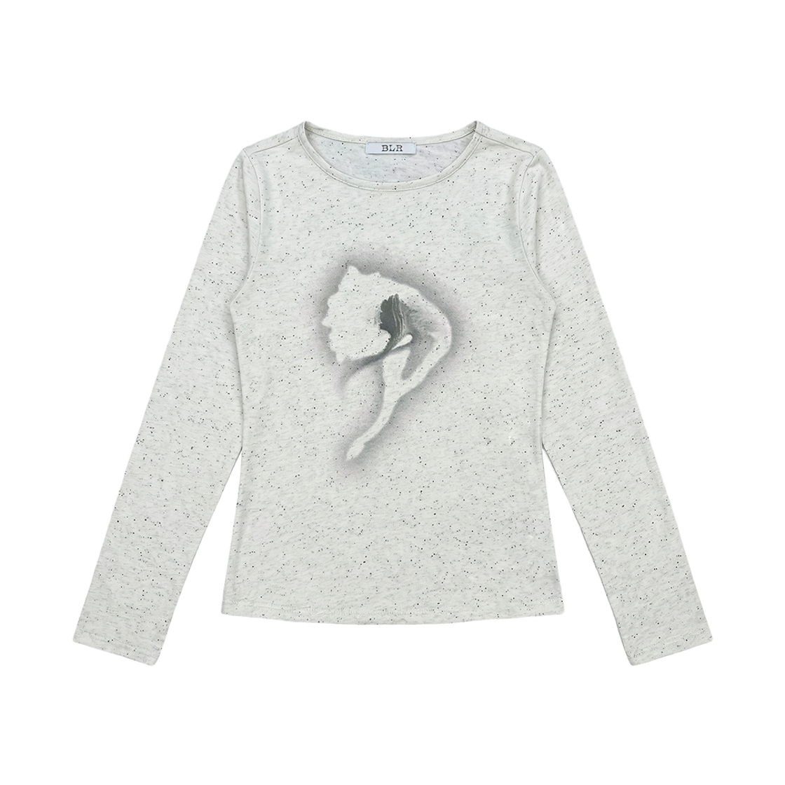 비엘알 트레이스드 플라워 롱슬리브 아이보리(BLR Traced Flower Long Sleeve Ivory) - 1