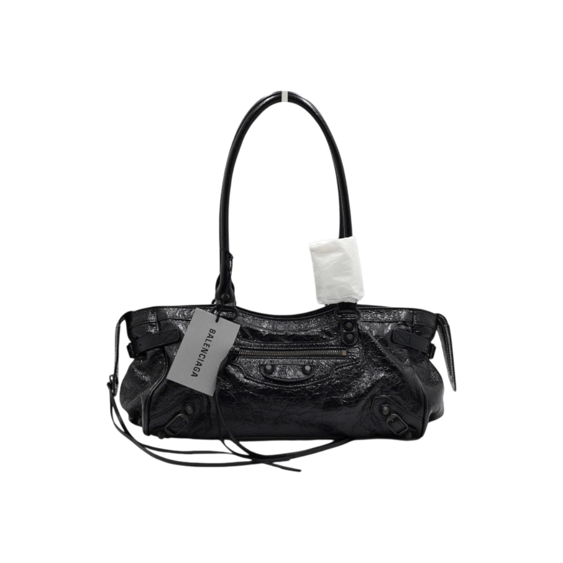ITRQ8AHGNN7M Balenciaga Le City East-West Tote Bag Black