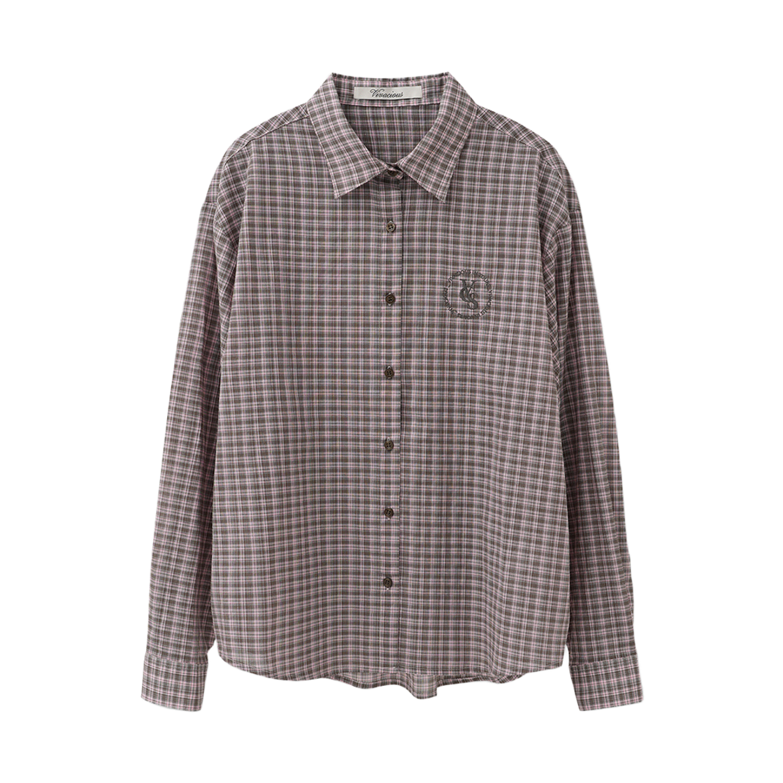 VV61SH11PK VIVACIOUS Rosee Check Shirt PINK