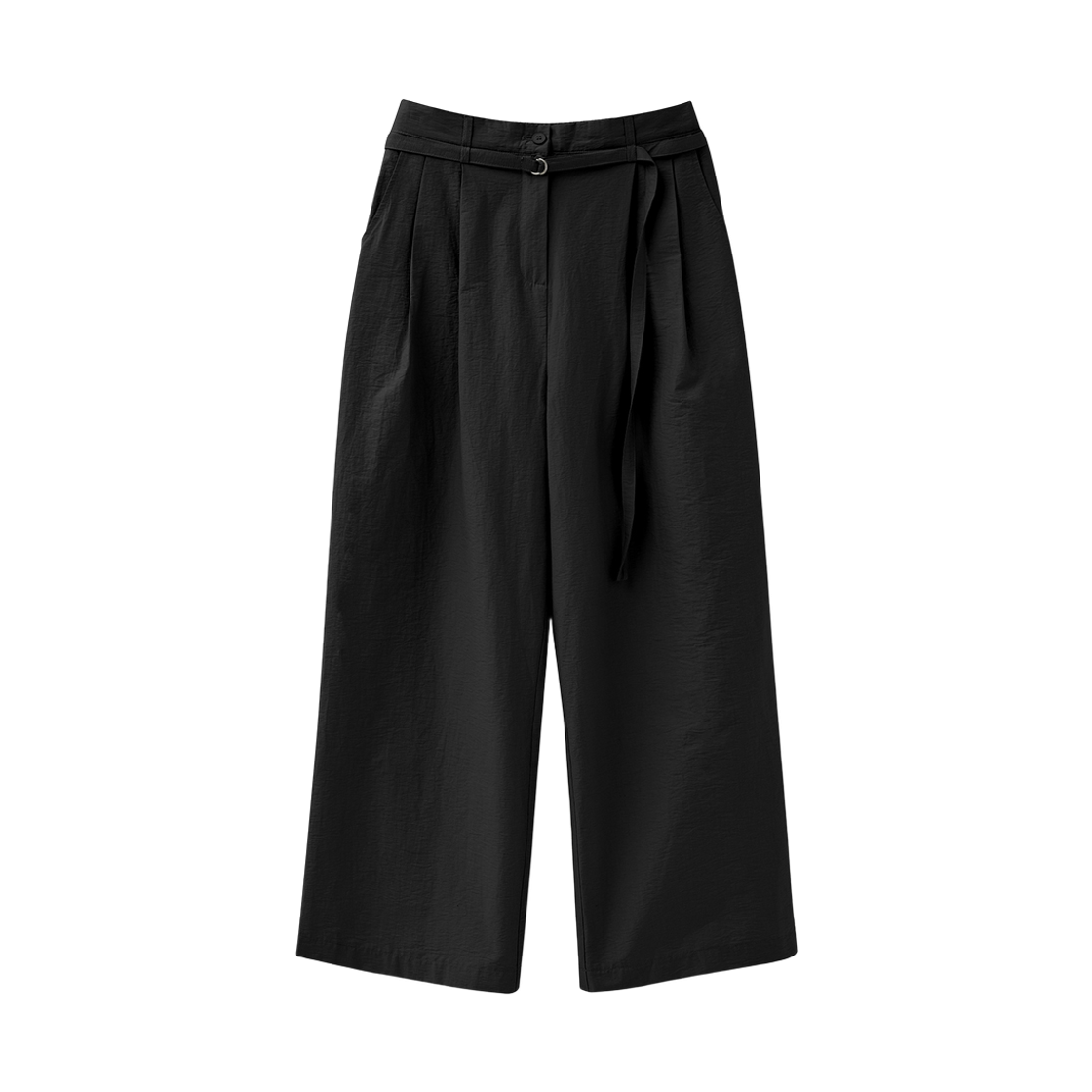VV62PT01BK VIVACIOUS Idylle Tuck Belted Pants BLACK