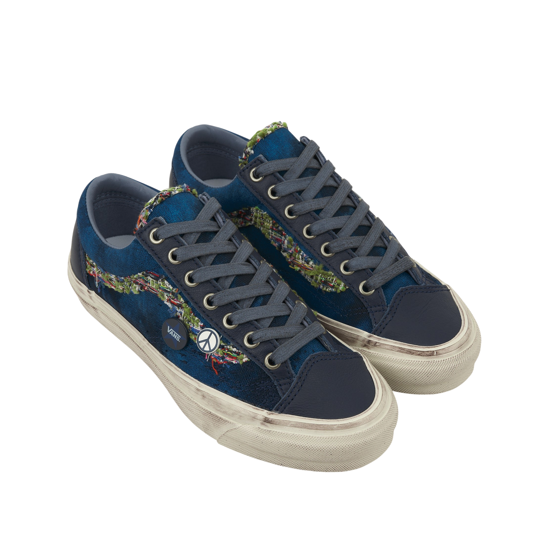 반스 프리미엄 올드스쿨 36 LX 수베니어 네이비 블루(Vans Premium Old Skool 36 LX Souvenir Navy Blue) - 4