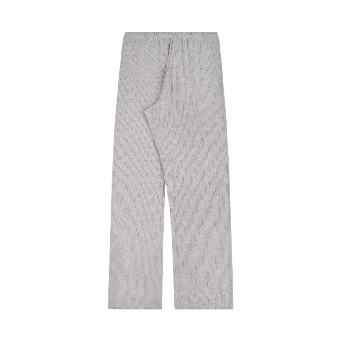 (W) 스포티 앤 리치 시그니처 로고 포인텔 트라우저 헤더 그레이((W) Sporty & Rich Signature Logo Pointelle Trousers Heather Grey) - 2