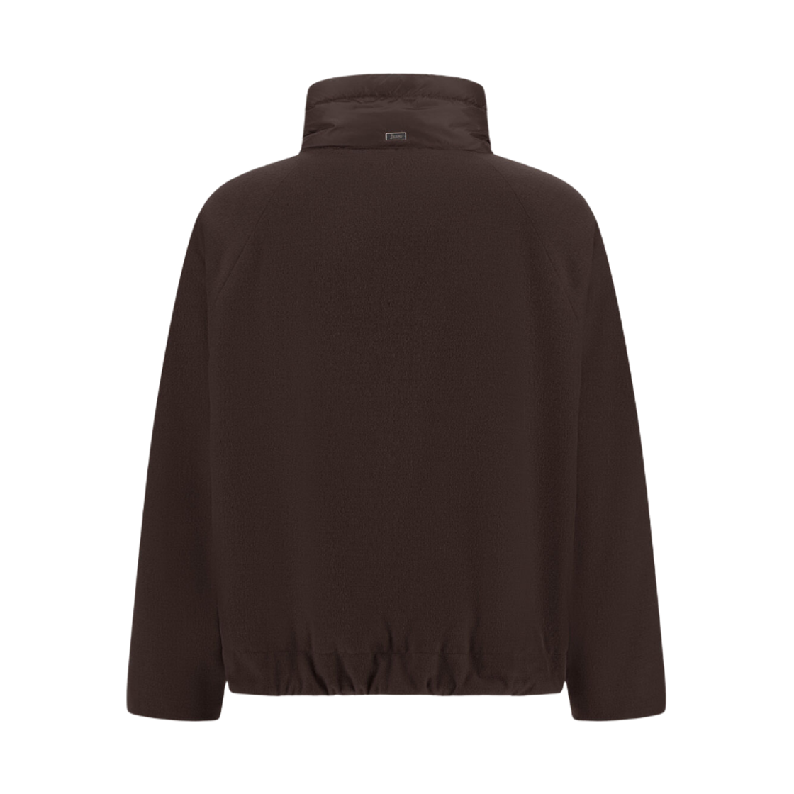 (W) 에르노 캐시미어 필 플란넬 울트라라이트 나일론 리조트 자켓 다크 초콜릿((W) Herno Cashmere Feel Flannel Ultralight Nylon Resort Jacket Dark Chocolate) - 2