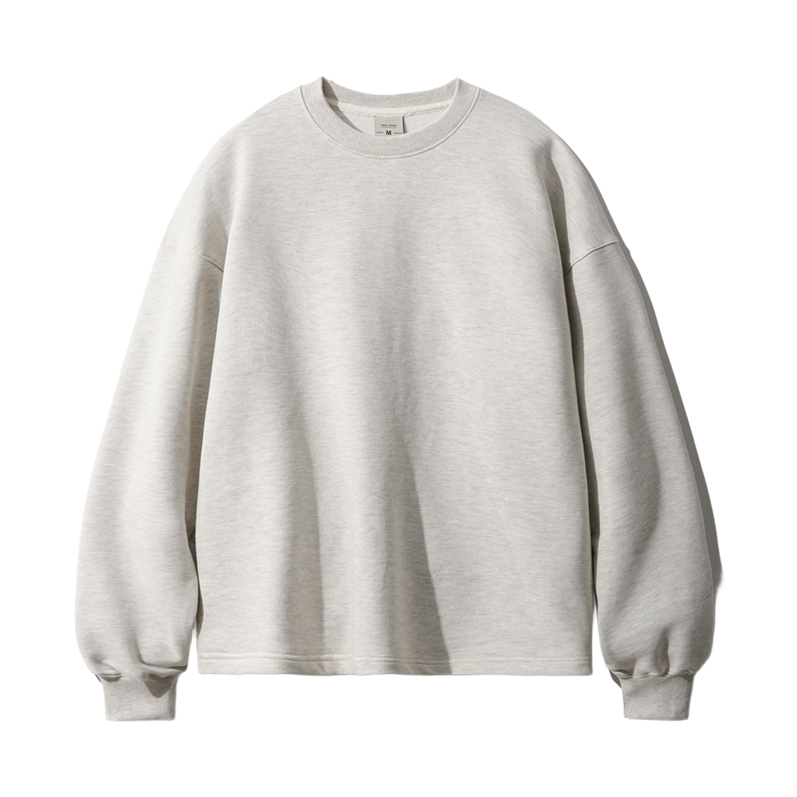 KJMT1541_oatmeal_29 FP142 Flat Long Sleeve Sweatshirt Oatmeal KJMT1541