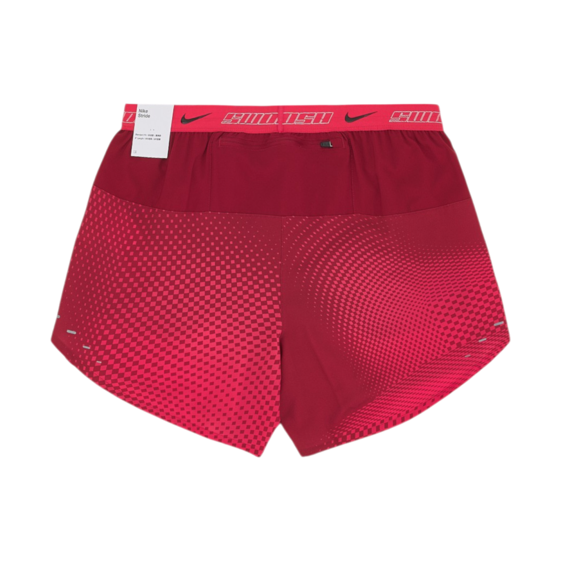 나이키 스트라이드 드라이핏 5인치 브리프 라인드 러닝 쇼츠 퓨전 레드 - 아시아(Nike Stride Dri-Fit 5 Inch Brief Lined Running Shorts Fusion Red - Asia) - 2
