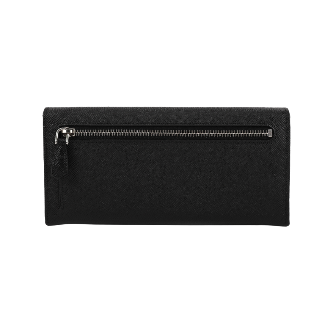 프라다 사피아노 레더 트라이앵글 로고 플랩 월렛 블랙(Prada Saffiano Leather Triangle Logo Flap Wallet Black) - 2