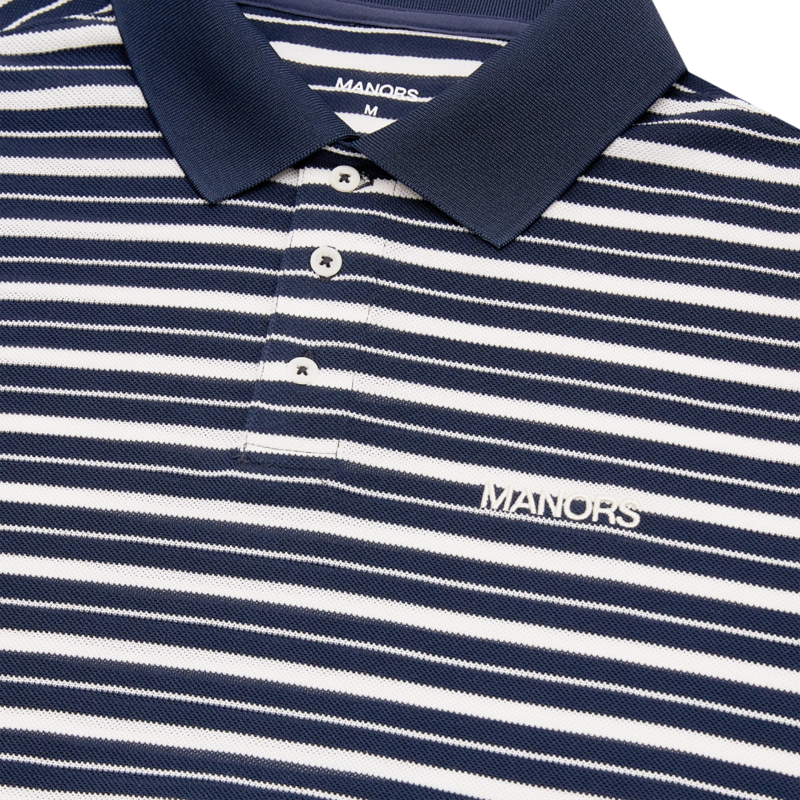 매너스 골프 GOAT 피케 폴로 네이비(Manors Golf GOAT Pique Polo Navy) - 6