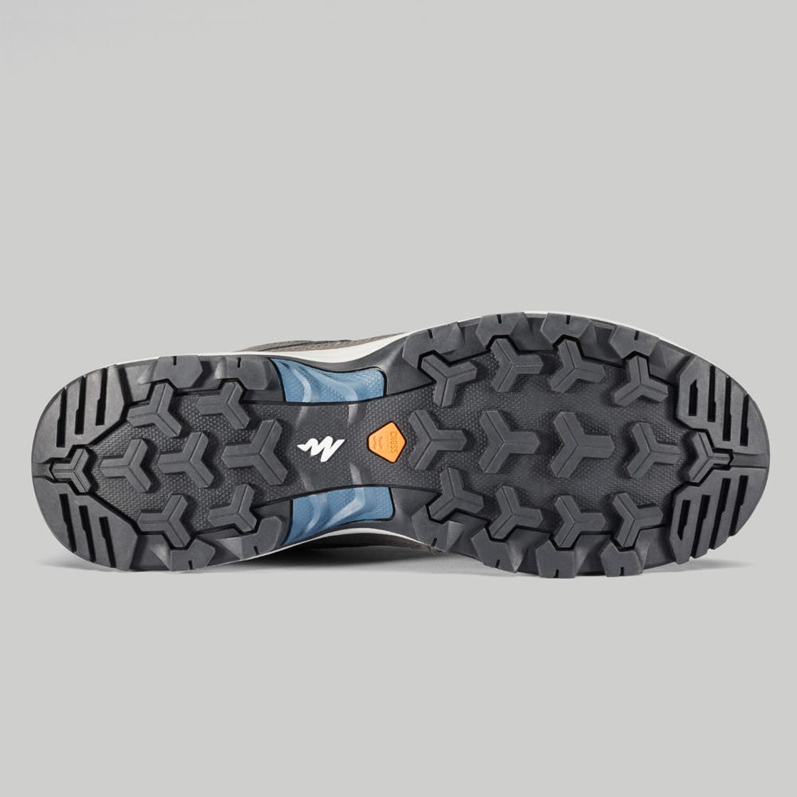 데카트론 남성 단목 등산화 MH100 카본 그레이(Decathlon Men's Low-Cut Hiking Shoes MH100 Carbon Grey) - 5
