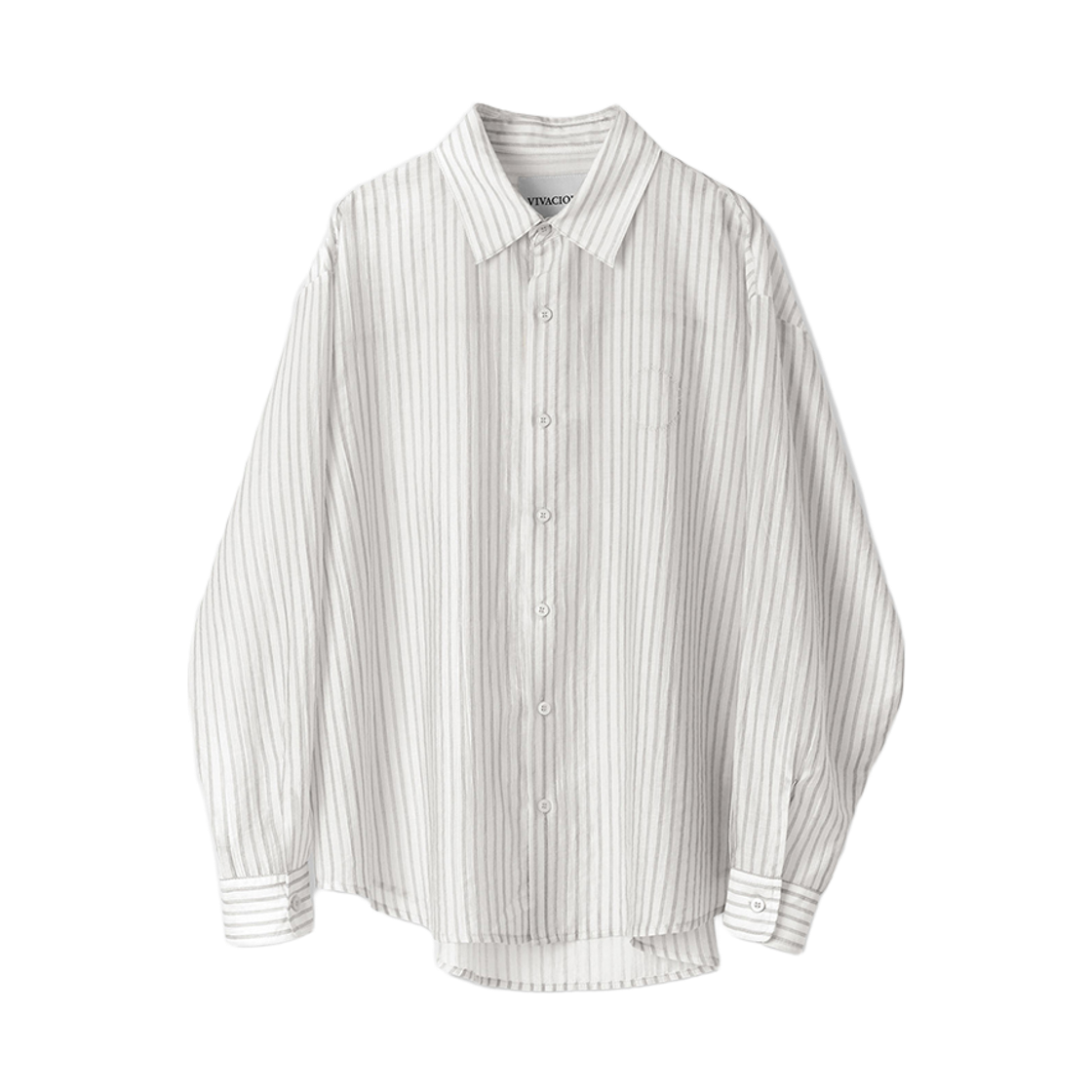 VV41SH01WH VIVACIOUS Cencel See-Through Classic Shirt WHITE